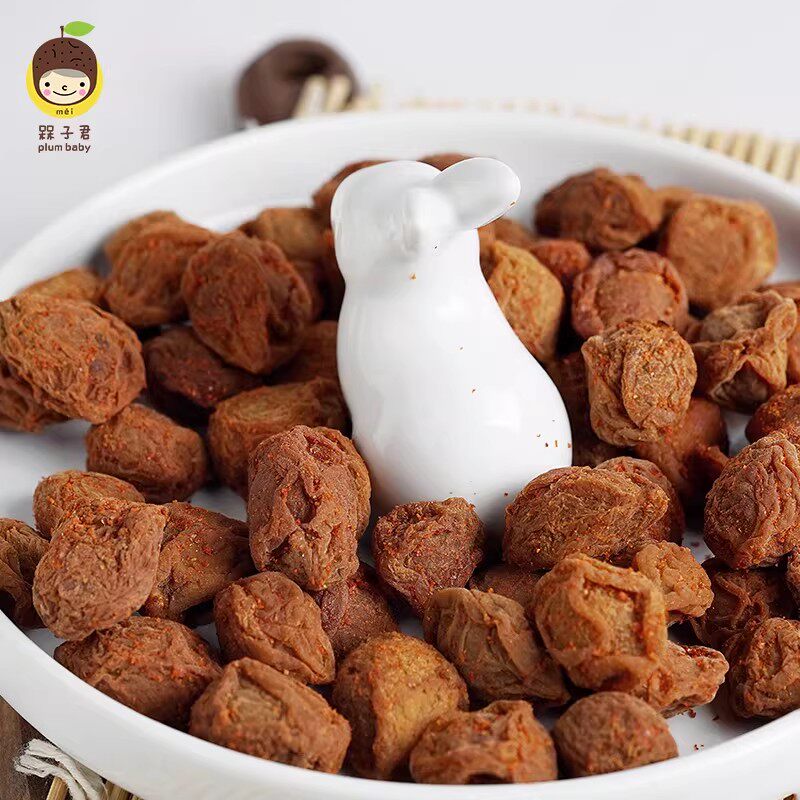 槑子君辣味小梅果话梅有核话梅干梅肉梅子零食的说完没了梅子梅条