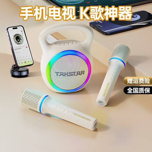 得胜H2蓝牙K歌音箱家用麦克风