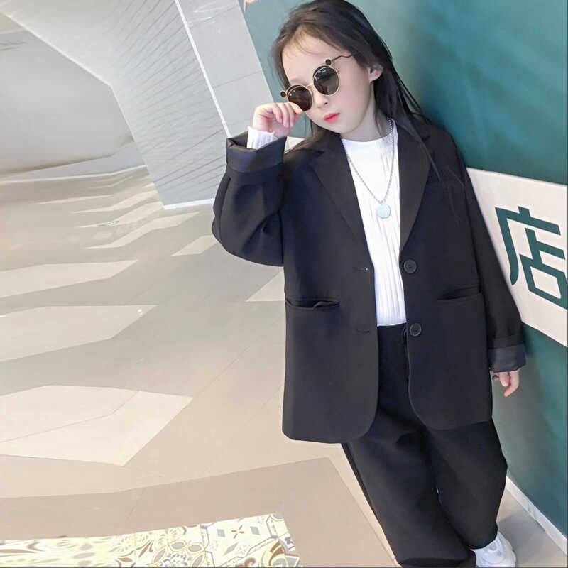 男女童休闲西装英伦风花童表演