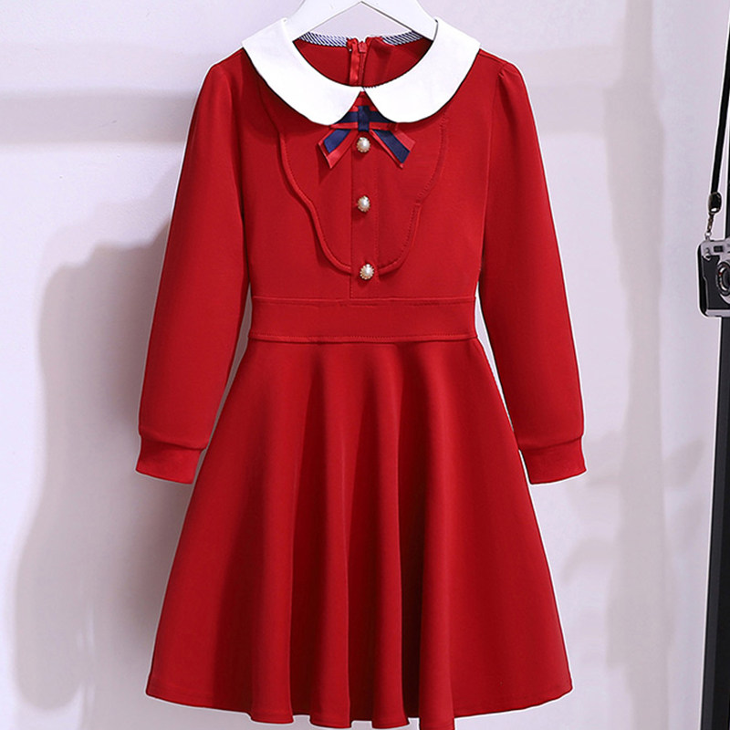 女童秋冬连衣裙中长款2025年新款学院风娃娃领公主裙表演棉,童装/婴儿装/亲子装,连衣裙,淘宝优惠券,粉丝福利购,淘宝优惠卷