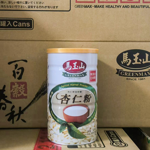 马玉山杏仁粉520g罐装无添加白砂糖营养代餐粉健康五谷粉免煮