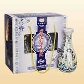 新沂绿豆烧酒 十年陈酿 白酒礼盒 彩瓷瓶500ml 窑湾特产 老瓦缝