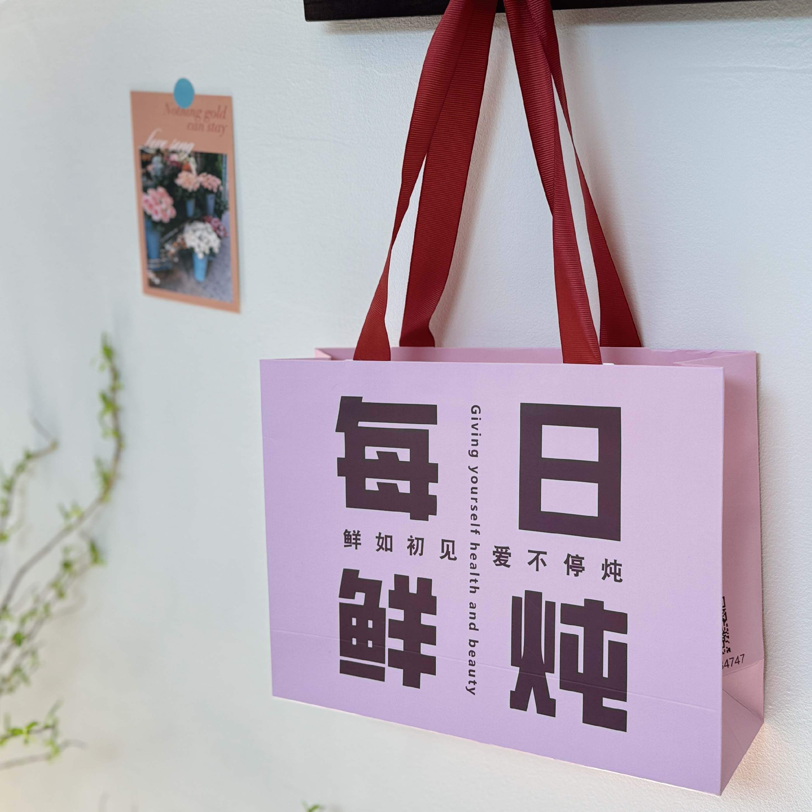 纸袋定制滋补品包装袋定做燕窝糖水打包袋甜品外卖袋子印字