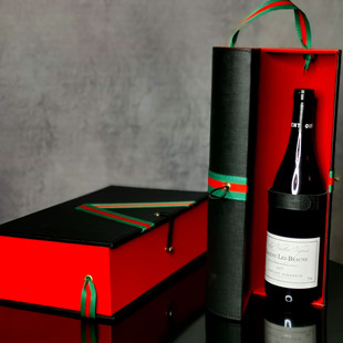 法国勃艮第村级黑皮诺 红葡萄酒Vincent 馈赠宴请 礼盒装 Girardin