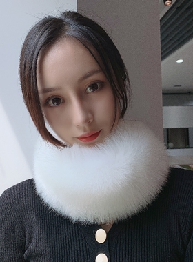 秋冬韩版女毛毛围脖厂家直销