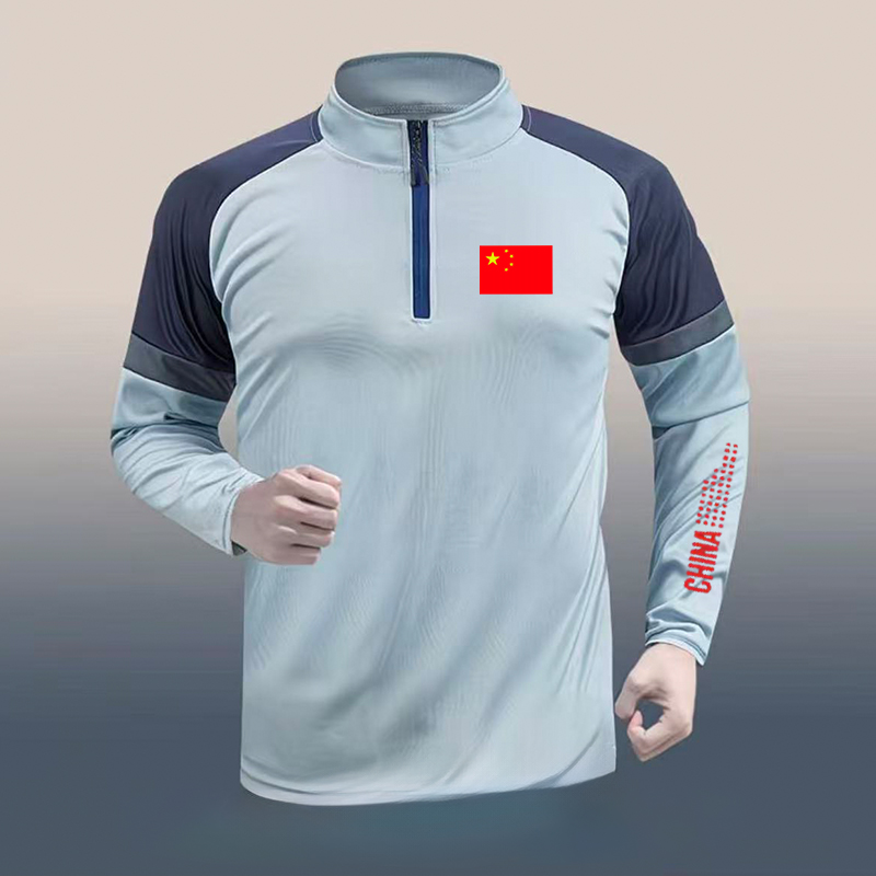 2025秋冬队训练半拉炼运动长袖T恤速干城市户外健身速干跑步