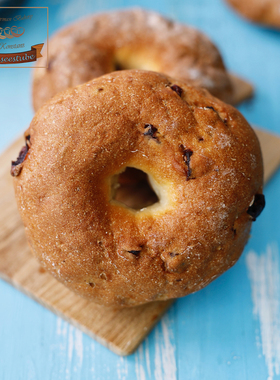 德南无麸质面包无麸质多谷物吐司Gluten-free Granberry Bagel