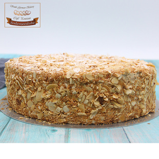 【仅限北京5环内派送】德南面包房杏仁摩卡奶油蛋糕聚会party