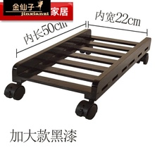 台式放主机托架置物带轮简约托盘1