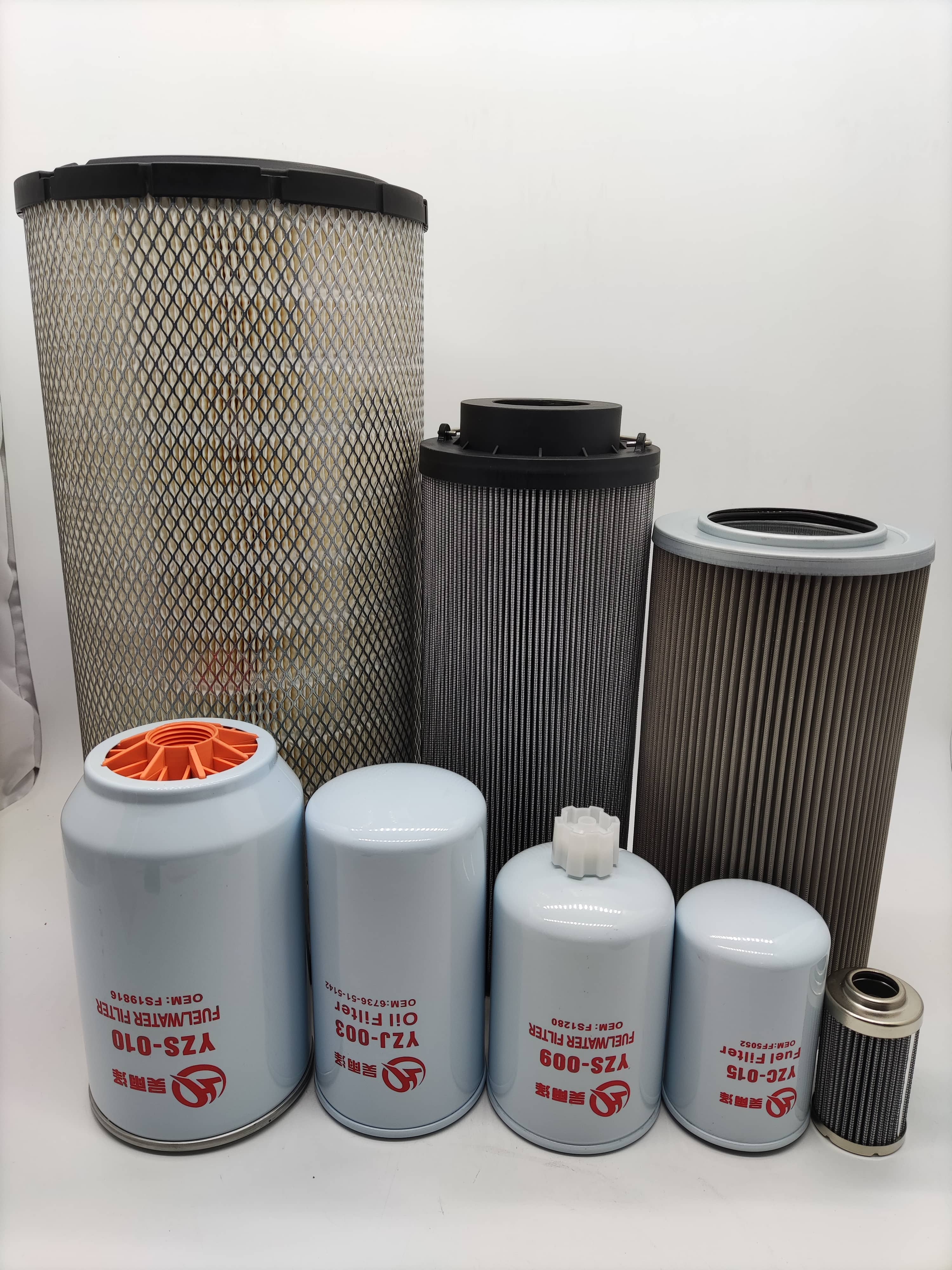 吴雨泽适用柳工CLG920C/920D/922C/925D/927D全车滤芯机柴空滤液