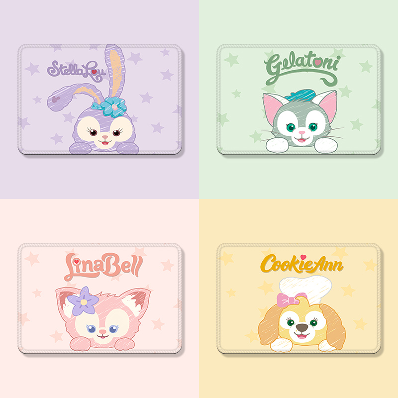 女款橡胶小鼠标垫卡通可爱风