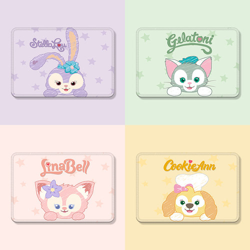 女款橡胶小鼠标垫卡通可爱风