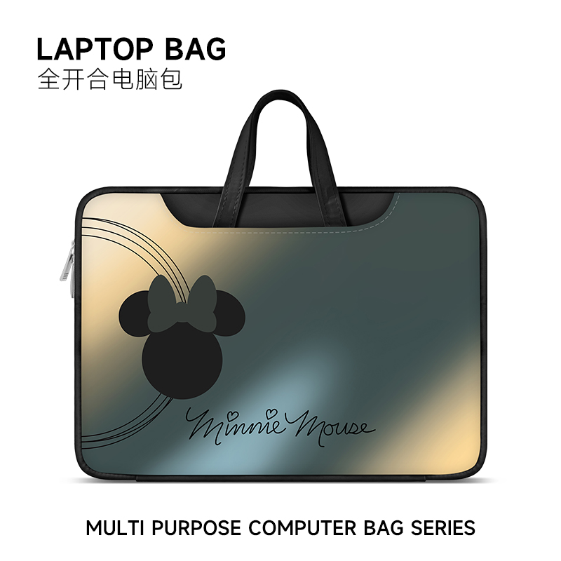 潮牌卡通手提笔记本电脑包女适用联想小新air14/macbookpro15.6寸华为matebook13.3小米16寸原创设计17寸 3C数码配件 笔记本电脑包 原图主图