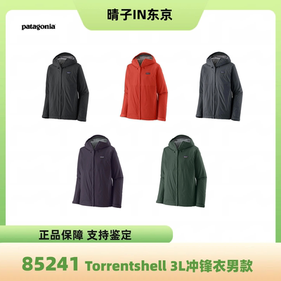 巴塔哥尼亚3L防水紫色男款冲锋衣