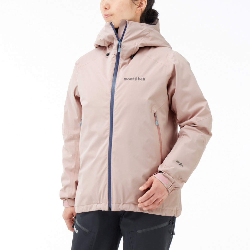 montbell户外滑雪服保温带绒冲锋衣防风防水透气女款外套1102535