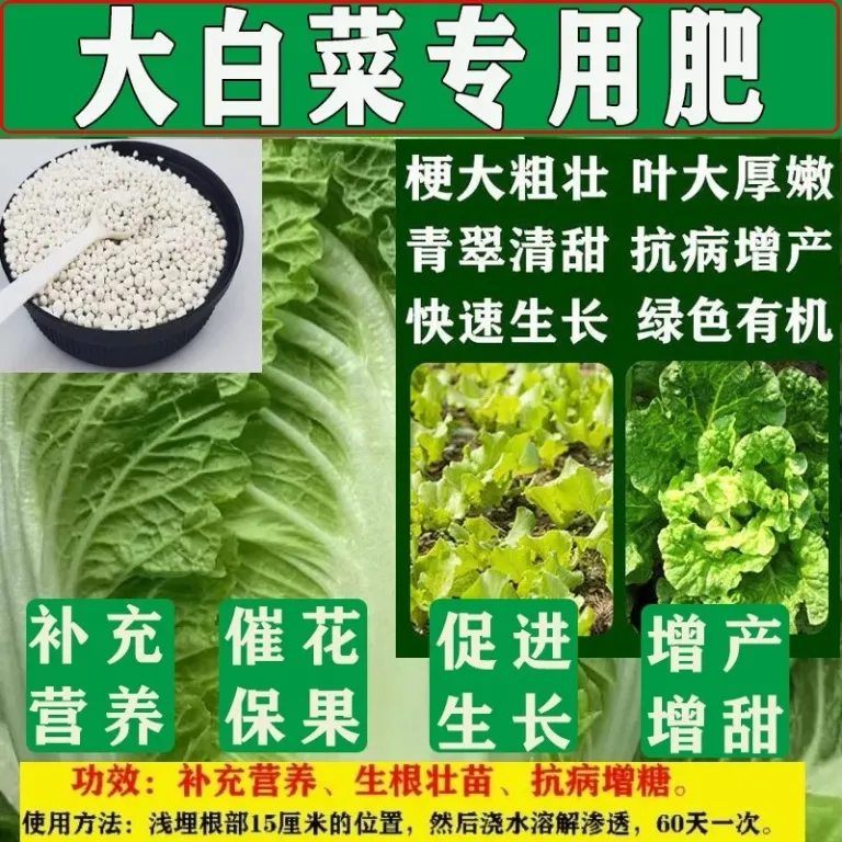 大白菜专用肥料甘蓝青菜花菜苗蔬菜包菜颗粒缓释肥原装可水溶化肥