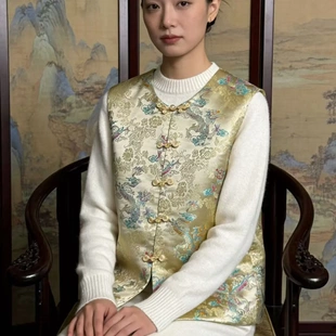 新品上新|国风 中式穿搭风 中国风女装 无袖上衣 新中式马甲