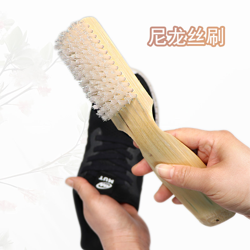 手工制作加密尼龙丝鞋擦图片