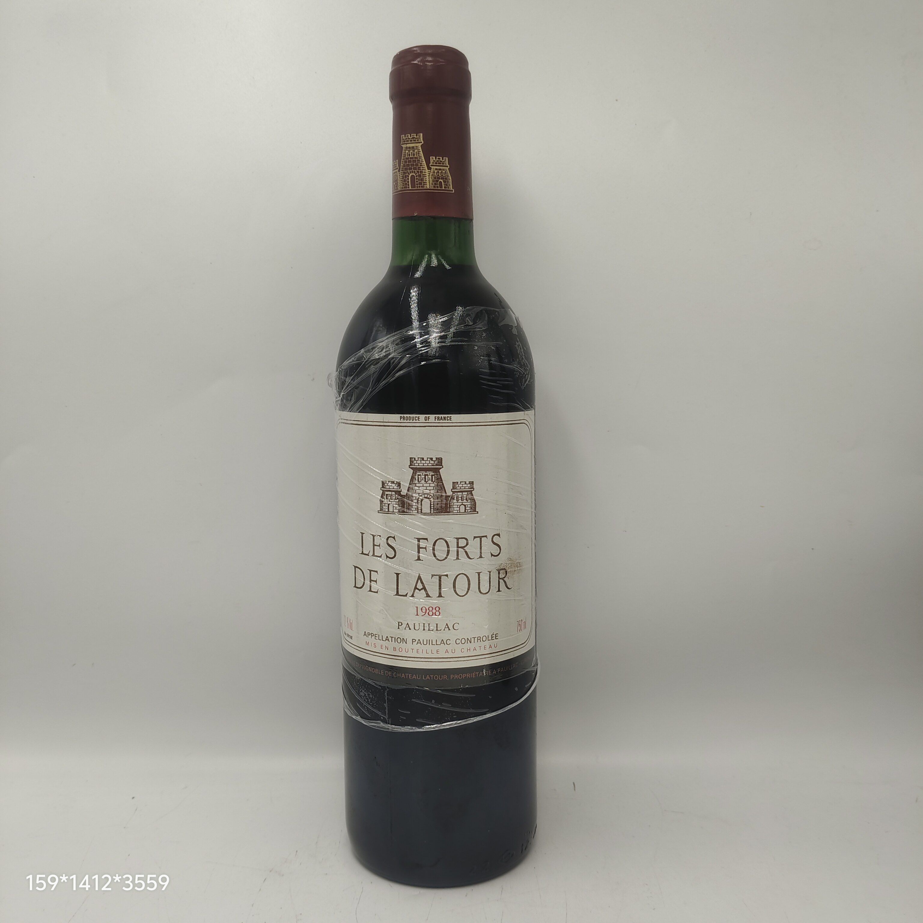 1988年拉图酒庄副牌干红葡萄酒小拉图红酒