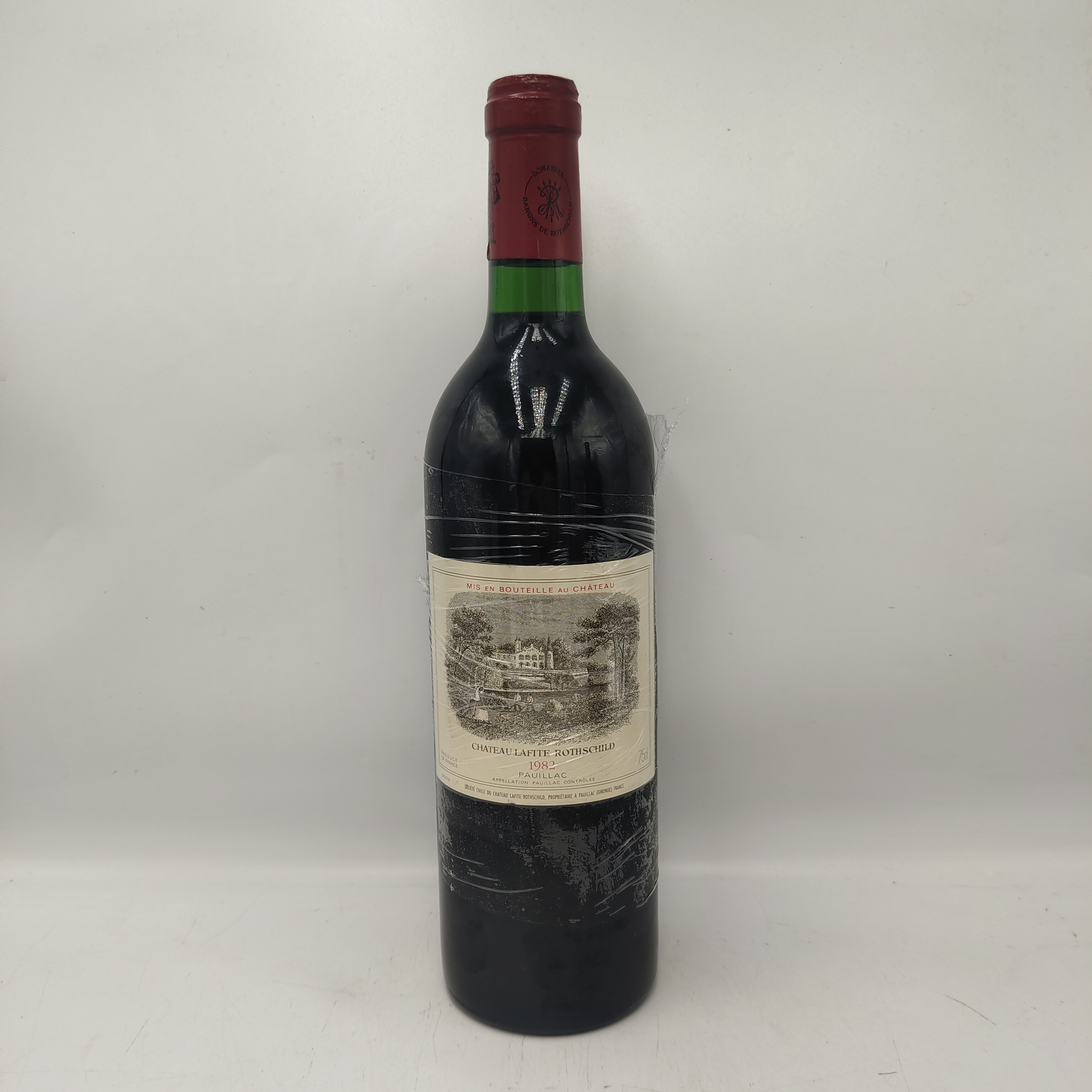 1982年大拉菲红酒拉菲古堡正牌干红葡萄酒法国一级庄