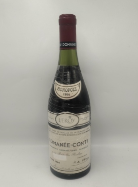 1964年法国罗曼尼康帝红酒Romanee-Conti特级园黑皮诺红葡萄酒