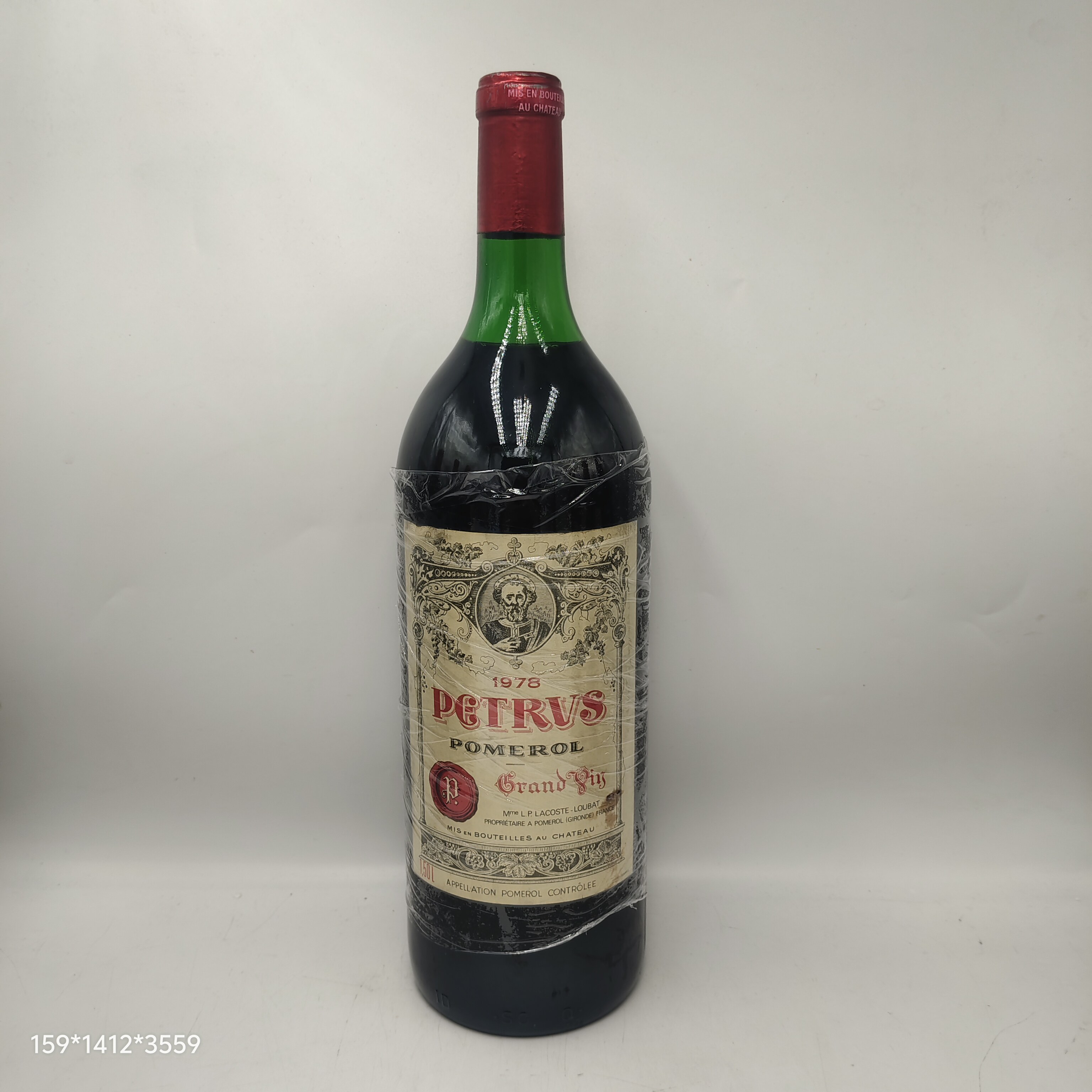 1978年帕图斯（柏翠）红酒1.5L装Petrus帕图斯酒庄干红葡萄酒梅洛