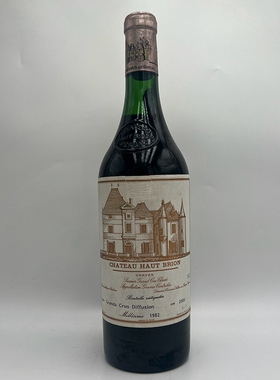 1982年侯伯王庄园正牌干红葡萄酒奥比昂红酒法国一级庄