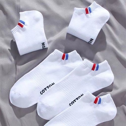 短袜夏季男女同款防臭白色薄船袜