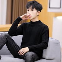 Áo thun nam tay ngắn Phiên bản Hàn Quốc cổ tròn nam 2019 xu hướng mới của thương hiệu áo len dài tay áo len nam - Cardigan áo len nam mỏng