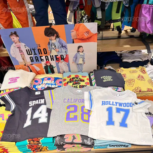 原D 帅气球队短袖 T恤男童装 bree@ze纯棉