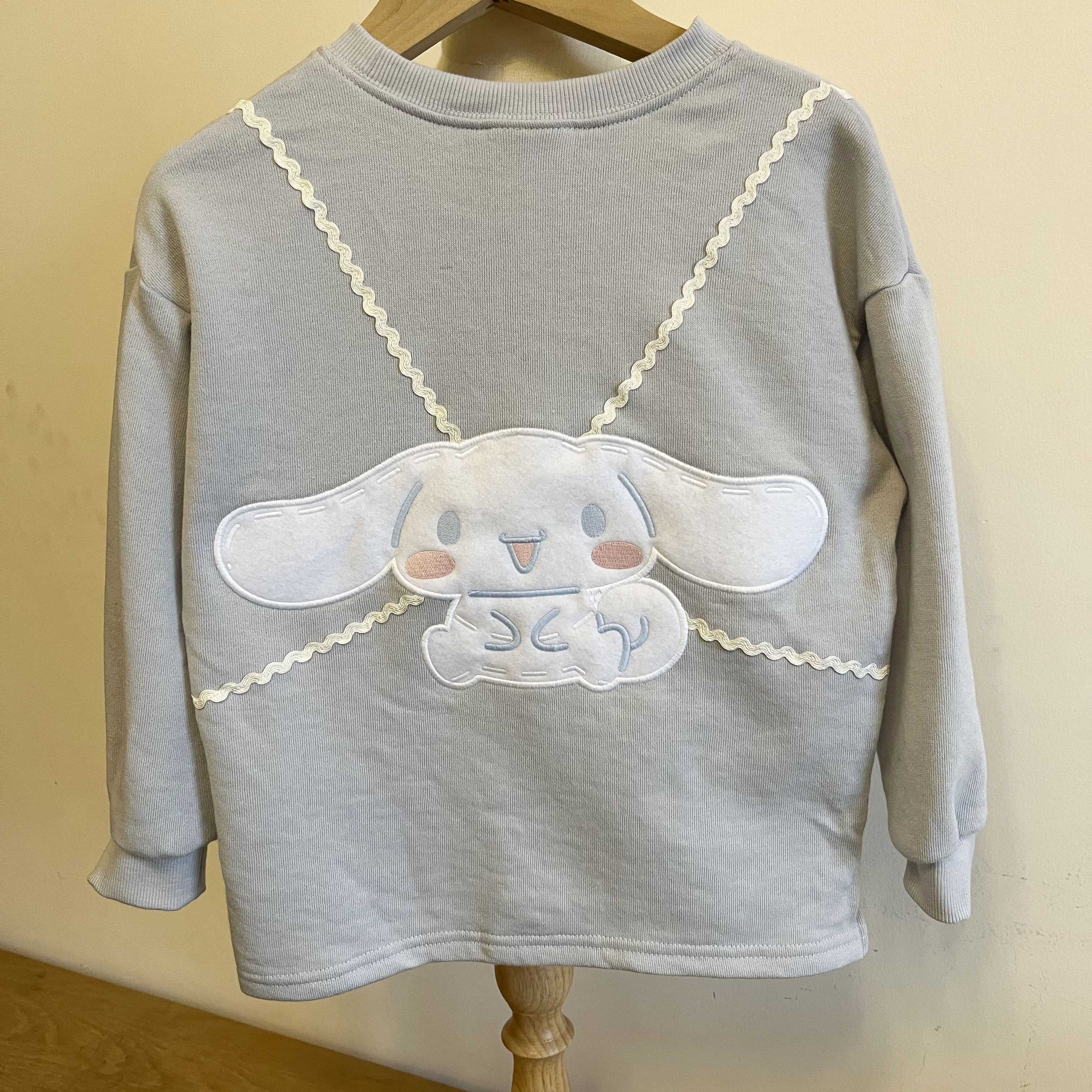 纯棉毛圈卡通女童卫衣