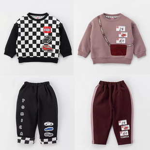 舒服 男童装 原D 小汽车图案 卫衣 棉花糖感