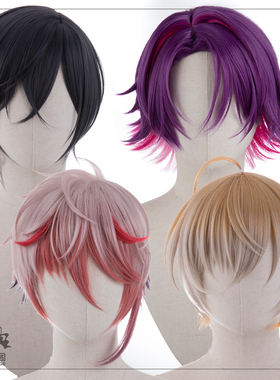 虚拟主播Voltaction渡会云雀 风乐奏斗 四季zhi圣来塞拉弗cos假发