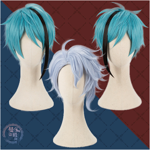 扭曲仙境同款 ade弗洛伊德Floyd小美人鱼COS假发双子cospy Azul