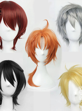 ES 偶像梦幻祭 leo 朱樱司 朔间凛月 懒名泉 鸣上岚Cos假发