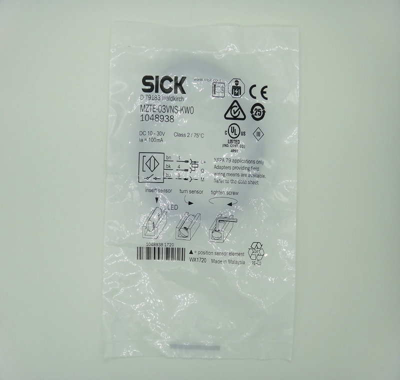 西克Sick1048938MZTE-03VNS-KW0光电感应传感器全新原装实图现货-封面