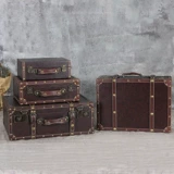 Ретро портативный чемодан, антикварная портативная коробка