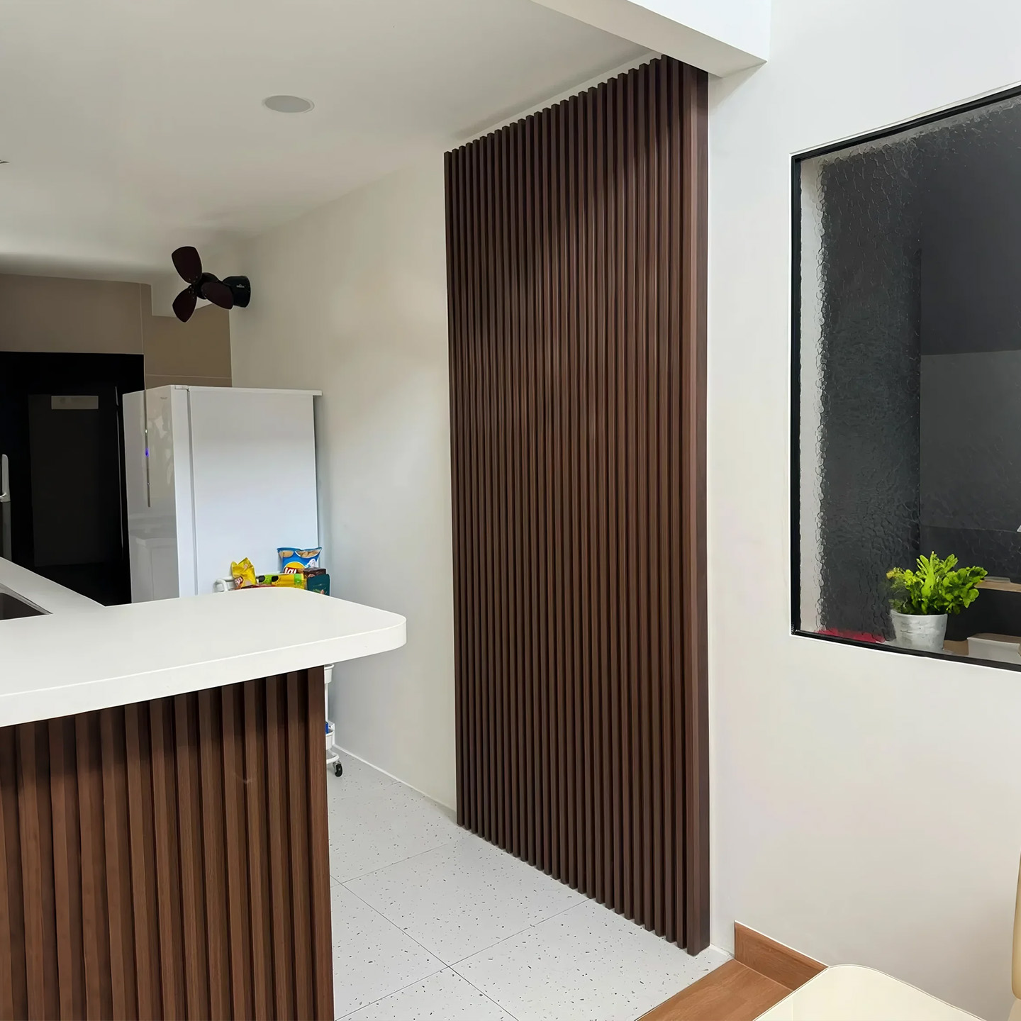 木格栅隐形门木饰面网红暗门