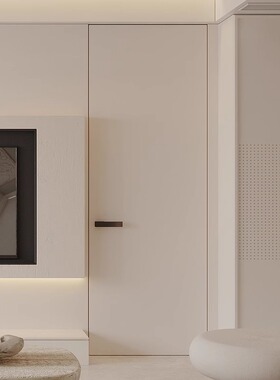 隐形门卧室门实木门室内门定制简约卫生间门复合烤漆门幽灵门暗门