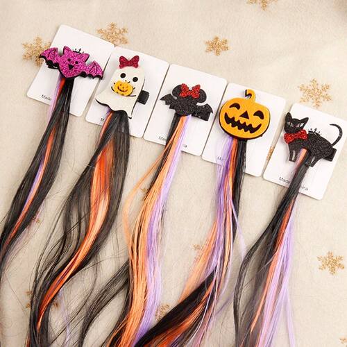 Pumpkin Bat Hair Clip Halloween Party Decoration for Kid Adu