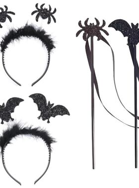 Halloween Headbandy Wand For Children Adult Cosplay Party Co