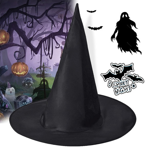 27 Stypes Halloween Decoration With Hat For Children Kids Un