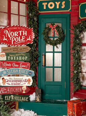 Christmas North Pole Christmas decoration Xmas Santa North N