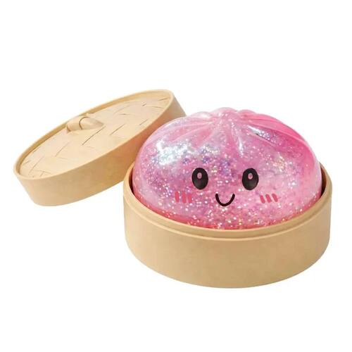 Colorful 6 Styles Glitter Dumpling Glitter Dumpling Squishy