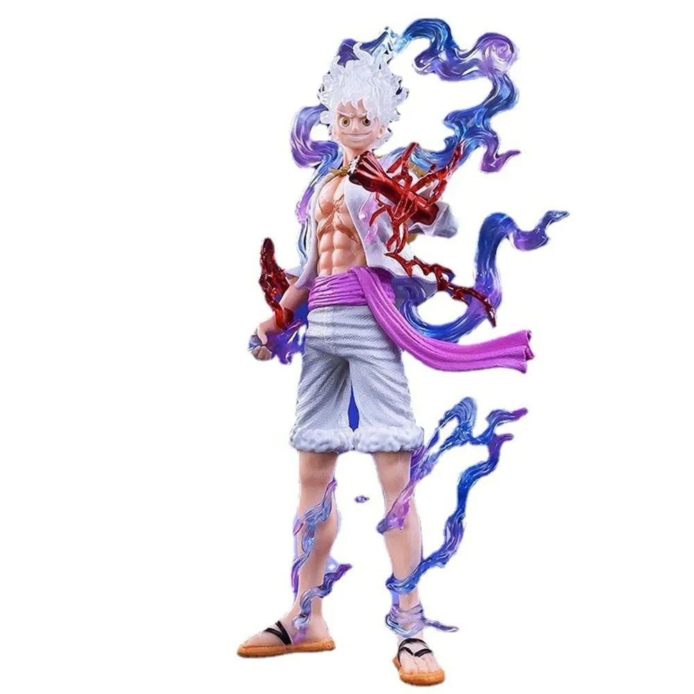 20cm/7.87in Anime One Piece Figure GEAR 5 Nika Sun God Luffy