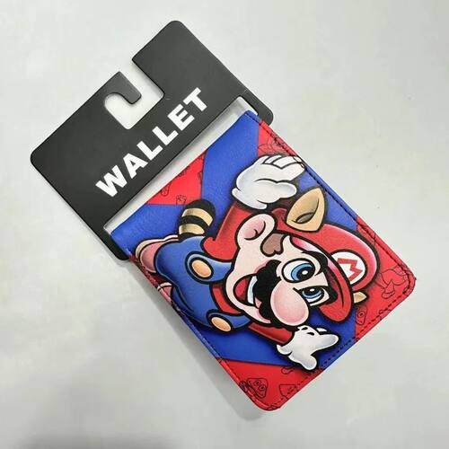 Classic Super Mario Peripheral Wallet PU Leather Waterproof