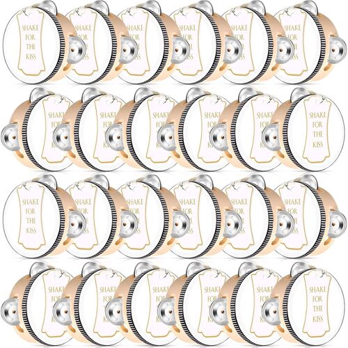 12-48Set Wedding Tambourines for Adults Hand Drums Noise Mak