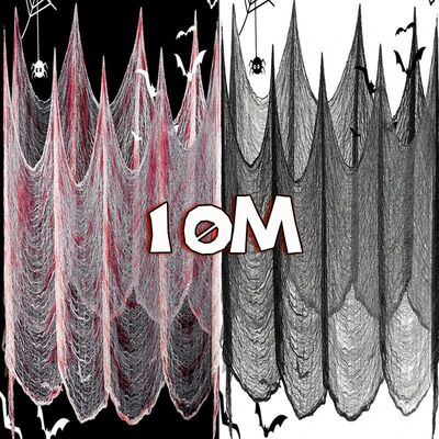 Halloween Bloody Creepy Gauze Cloth Large Black Gauze Spooky