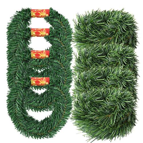 5M Christmas Artificial Pine Leaf Rattan Strip Garland Chris
