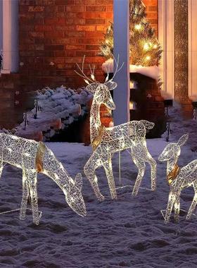 Christmas Iron Decorative Ornaments Diy Christmas Elk Orname